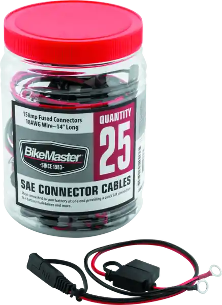 BikeMaster Sae Wire w/Fuse - 25Piece Tub
