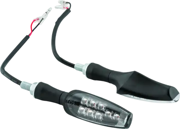 BikeMaster 8 Led Turnsignals Pair - Black