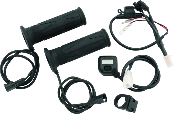 BikeMaster 7/8in Heated Grips w/ LCD Switch