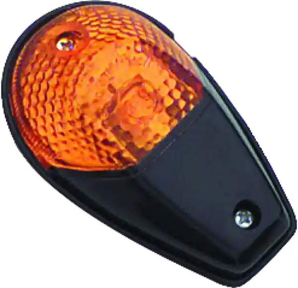 BikeMaster Universal Flush Mount Marker Light - Black/Amber