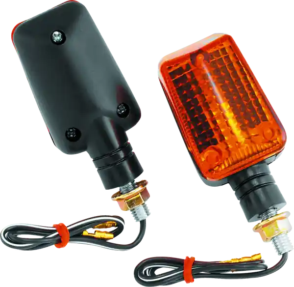 BikeMaster Universal Ministalk Marker Light - Black/Amber