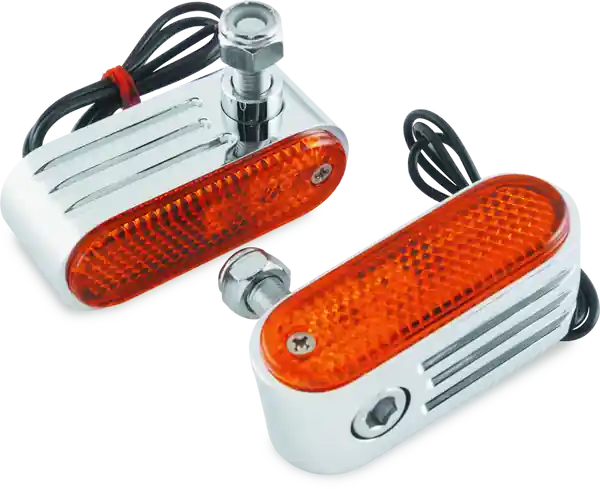 BikeMaster Marker/Side Lights 5/16in Mount Single Bulb Amber