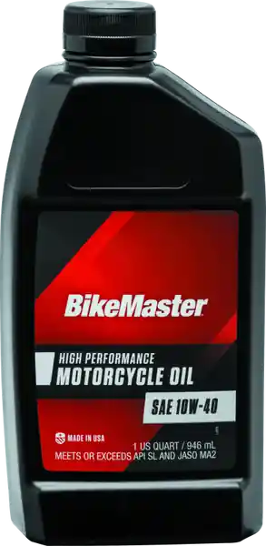 BikeMaster 10W40 Performance Oil - Quart