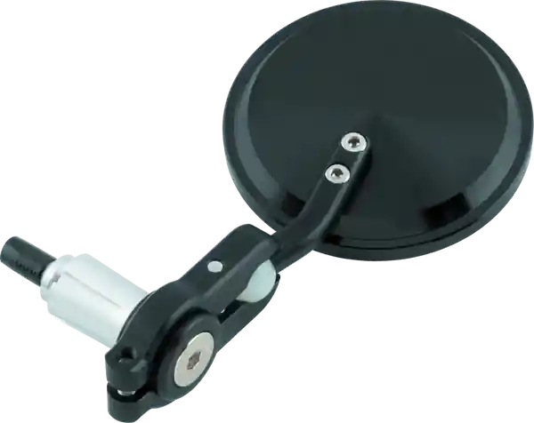 BikeMaster Folding Barend Mirrors 7/8in Handlebars - Pair - Black