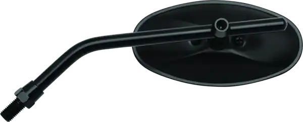 BikeMaster Adjustable Oval Mirror 10mm - Each - Black