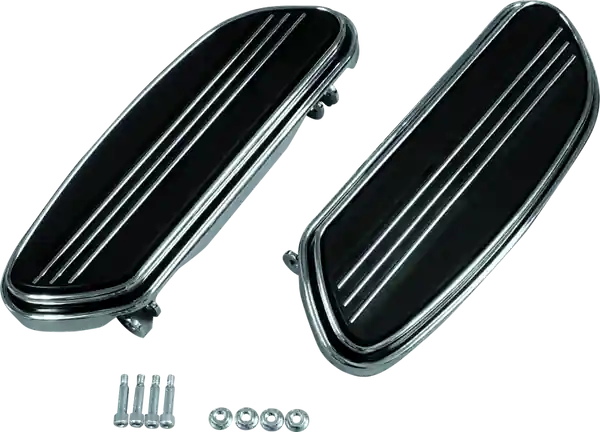 Bikers Choice 86-20 Touring 86-17 FLST 12-16 FLD Chrome Floorboard Kit Replaces H-D 50631-04 Pr
