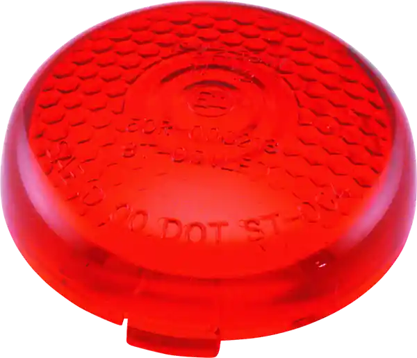Bikers Choice Replacement Honycomb Red Lens For LED Bullet Turn Signal