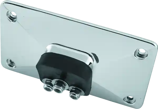 Bikers Choice 55-99 Chrome Pyramid Lisence Plate Bracket 3 Bolt Style