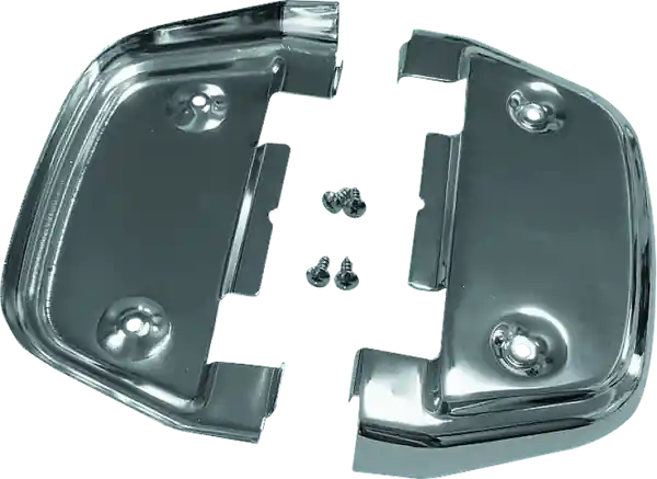 Bikers Choice 87-Up Touring Chrome Passanger Floorboard Undercover Kit