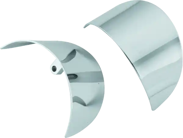 Bikers Choice 86-01 FXRT FLH FLT FLST Chrome Turn Signal Visor Replaces H-D 67737-88T Pr