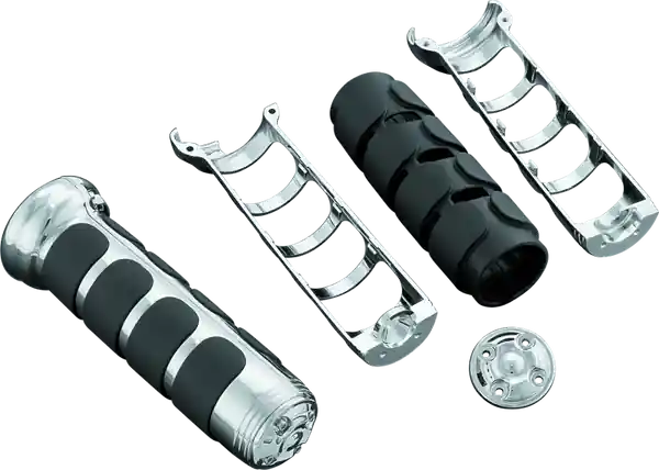 Kuryakyn ISO Grips For GL1800 With Heated Grips Chrome