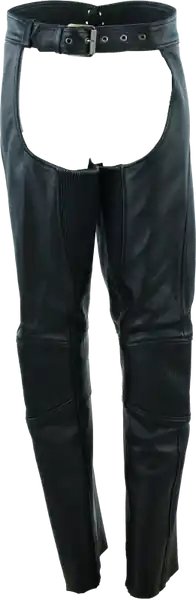 River Road Sierra Leather Chaps Black Womens - 2XL