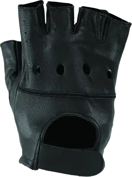 River Road Diamond Shorty Gloves Black Womens - XL