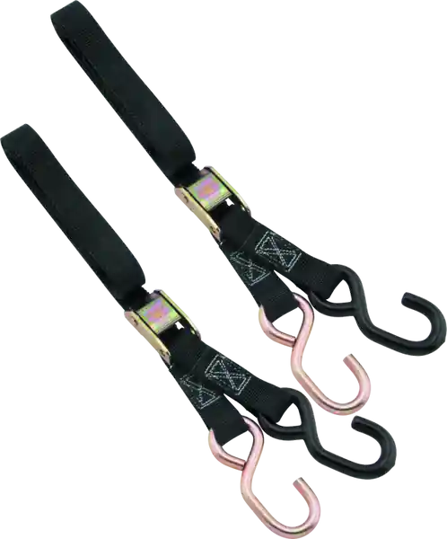 BikeMaster 1x72in Tiedown 20pc Carton - Black