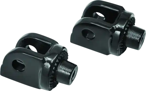 Kuryakyn Splined Adapter Mount Gloss Black