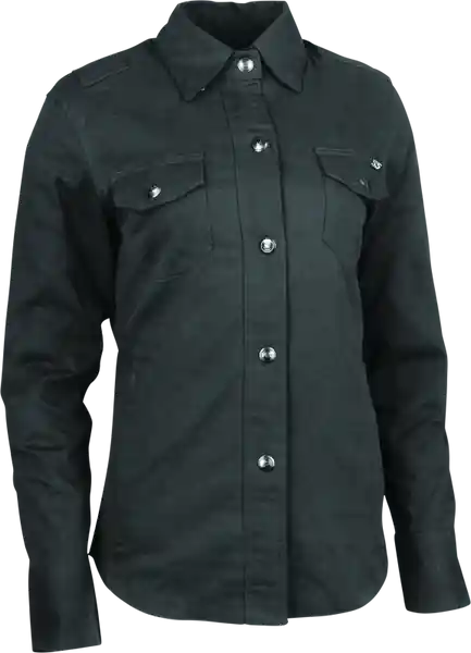 Speed and Strength Speed Society Armored Moto Shirt Black Womens - 3XL