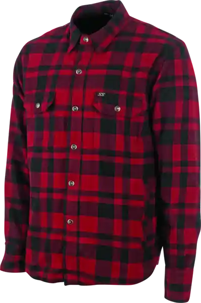 Speed and Strength Black 9 2.0 Moto Shirt Red - 2XL