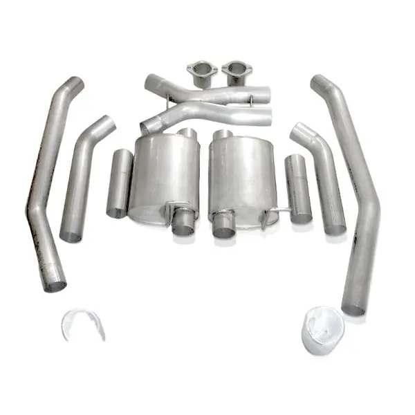 Stainless Works 2005-06 GTO 3in Catback Chambered Mufflers X-Pipe