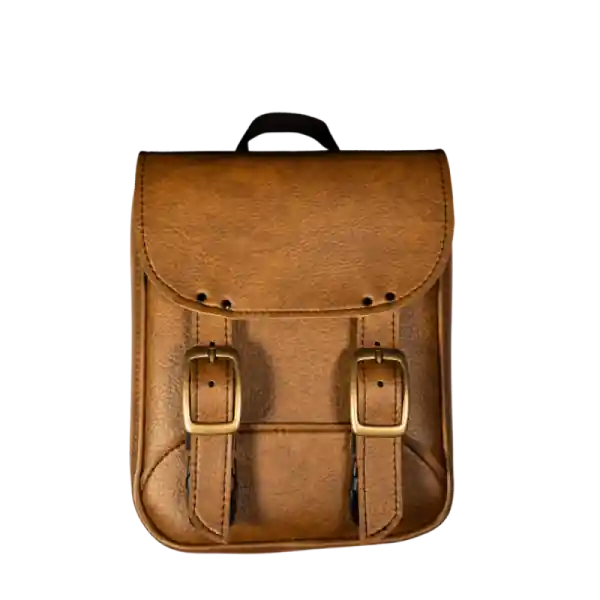 Willie & Max Universal Brass Monkey Sissy Bar Bag (8 in L x 10 in W x 4.5 in H) - Warm Brown