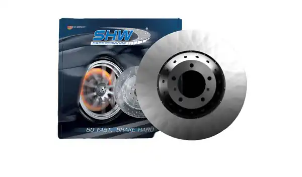 SHW 05-06 Porsche Cayenne S 4.8L Left Front Smooth Lightweight Brake Rotor (958615301)