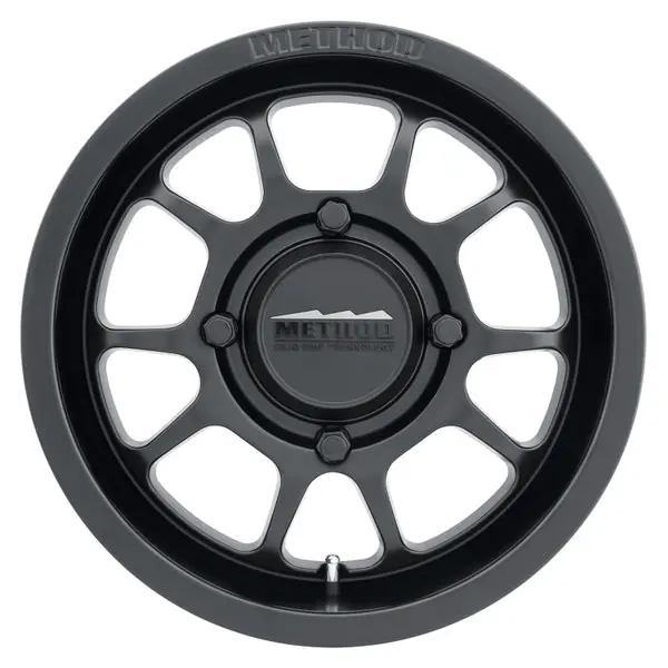 Method MR409 Bead Grip 15x7 / 4+3/13mm Offset / 4x136 / 106.25mm CB Matte Black Wheel