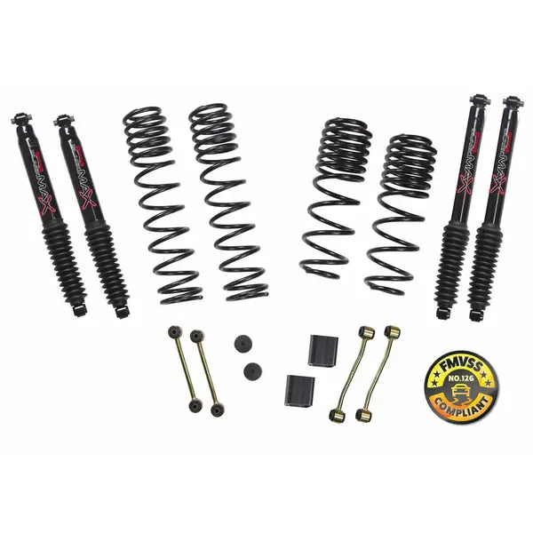 Skyjacker 2018 Jeep Wrangler JL 4 Door 4WD (Rubicon) Long Travel 2 Stage 2in-2.5in Coil System