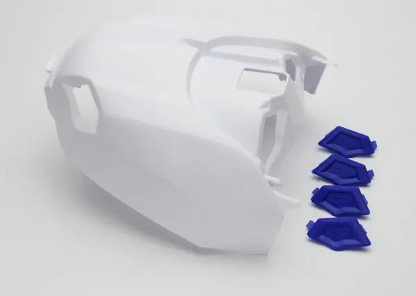 Cycra 23+ Yamaha YZ450/ 2024 YZ250F Vented Air Box Cover - White