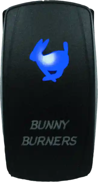 DragonFire Racing Lighted Switch Bunny Burner On/Off Blue