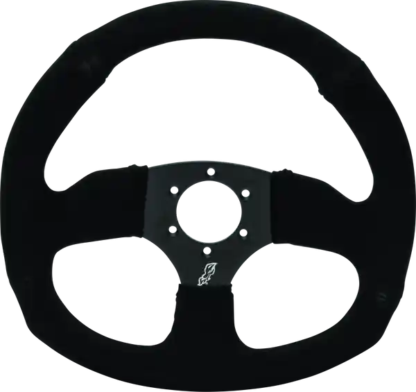 DragonFire Racing Steering Wheels - D-shaped- Suede- Iron Series- 0in offset