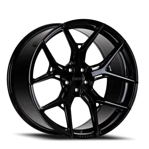 Vossen HF-5 19x8.5 / 5x120 / ET30 / Flat Face / 72.56 - Gloss Black Wheel