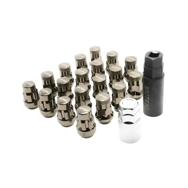 Wheel Mate Muteki SR35 Close End Lug Nuts w/ Lock Set - Chrome 12x1.50 35mm