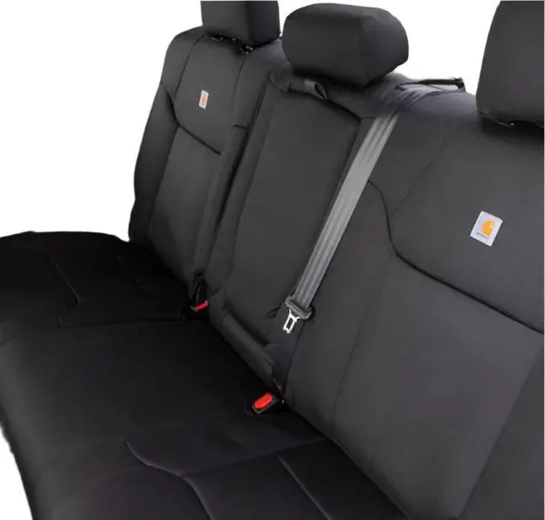 Covercraft 19-24 Dodge Ram 2500 Carhartt Super Dux PrecisionFit Custom 2nd Row Seat Covers - Blk