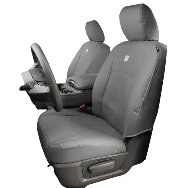 Covercraft 19-22 Ford F250 Carhartt PrecisionFit Custom Second Row Seat Covers - Gravel
