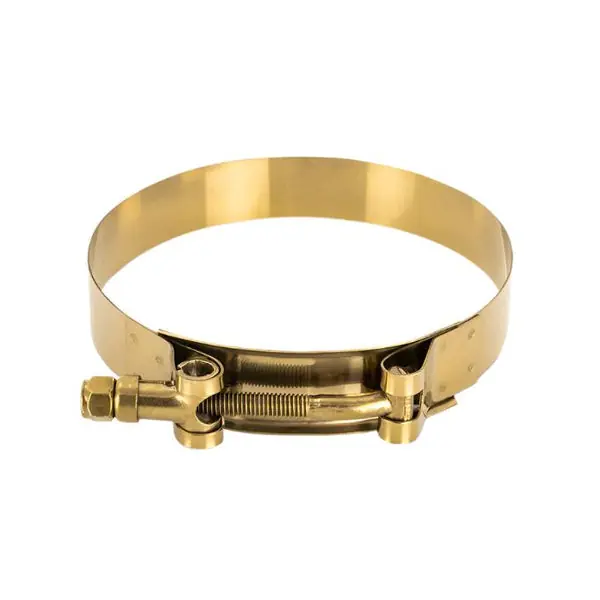 Mishimoto 2 Inch Stainless Steel T-Bolt Clamps - Gold