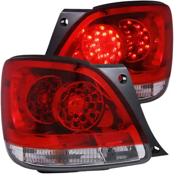 ANZO 1998-2005 Lexus Gs300 LED Taillights Red/Clear