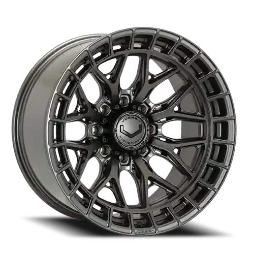 Vossen HFX-1 22x10 / 8x180 / ET-18 / Super Deep / 124.3 CB - Matte Gunmetal Wheel