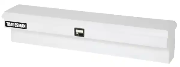 Tradesman Steel Side Bin Truck Tool Box (48in.) - White