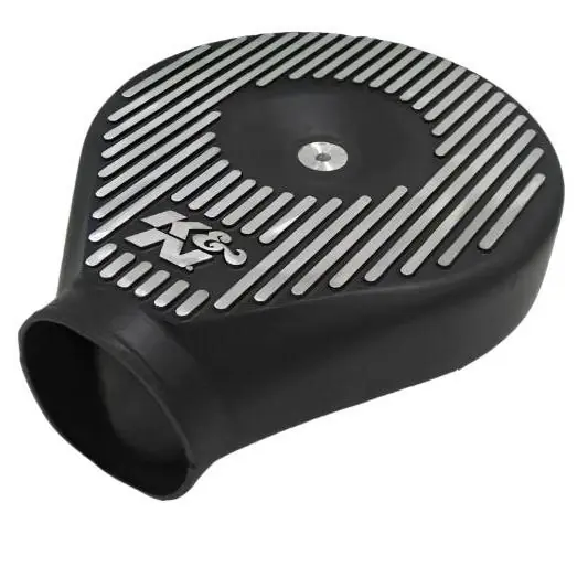K&N Universal Plenum 11.89in L x 9in Dia x 4.75in H - Black