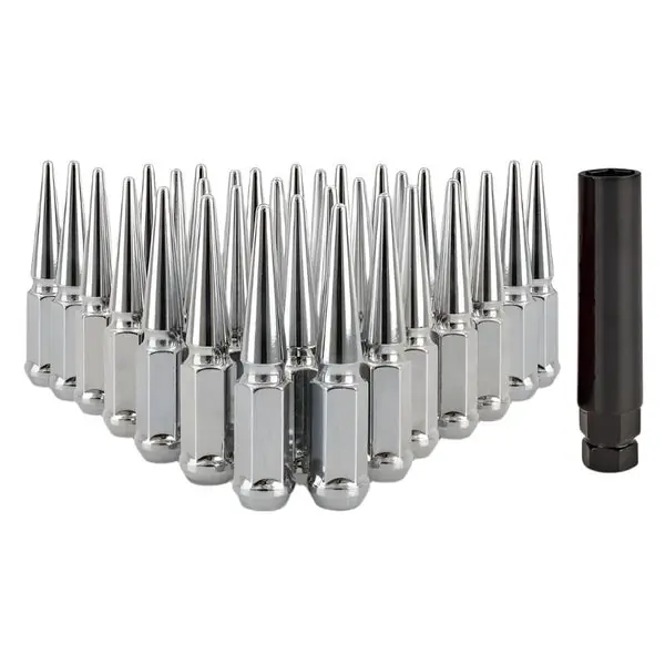 Mishimoto Mishimoto Steel Spiked Lug Nuts M14 x 1.5 32pc Set Chrome