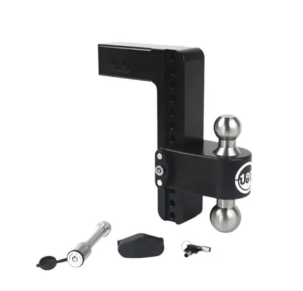 Weigh Safe 180 Hitch 10in Drop Hitch & 2.5in Shank (10K/18.5K GTWR) w/WS05 - Black Cerakote