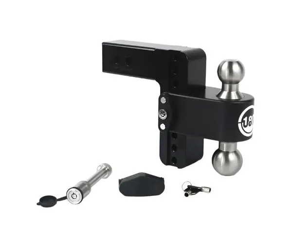 Weigh Safe 180 Hitch 6in Drop Hitch & 2.5in Shank (10K/18.5K GTWR) w/WS05 - Black Cerakote