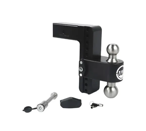 Weigh Safe 180 Hitch 8in Drop Hitch & 2.5in Shank (10K/18.5K GTWR) w/WS05 - Black Cerakote