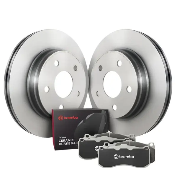 Brembo OE 03-11 Saab 9-3 Front Disc Brake Kit