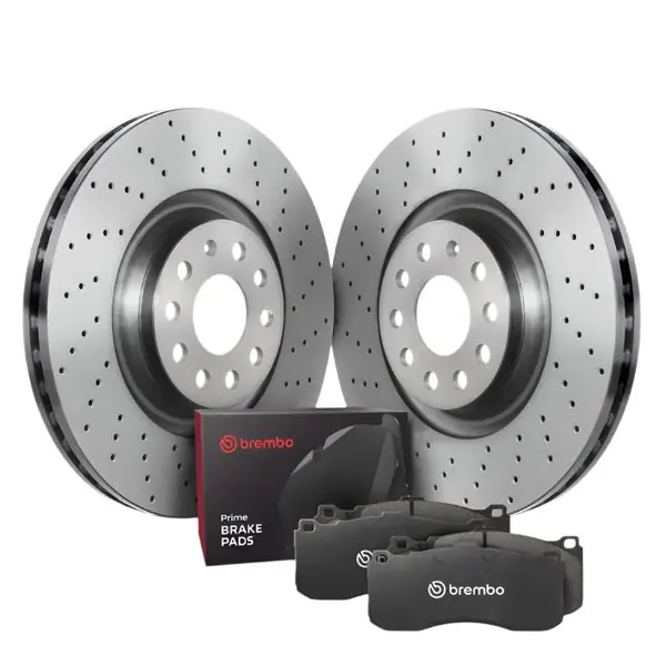 Brembo OE 15-20 Audi A3 Quattro/S3/15-19 Golf R/15-21 GTI/19-21 Jetta Front Disc Brake Kit
