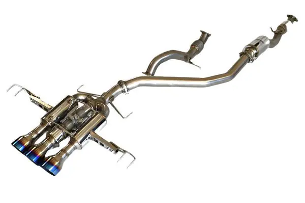 Invidia 22+ HONDA CIVIC TYPE-R FL5 R400 SINGLE LAYER TI TIP FULL CAT-BACK (NON POLISH PIPE)