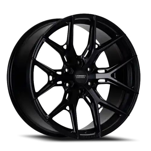 Vossen HF6-4 22x10 / 6x135 / ET-18 / Super Deep Face / 87.1 - Satin Black Wheel