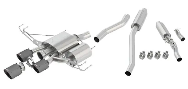 Borla 17-21 Honda Civic Type R 2.0L 2.75in Atak Adjustable Catback Exhaust (Carbon Fiber Black Tip)