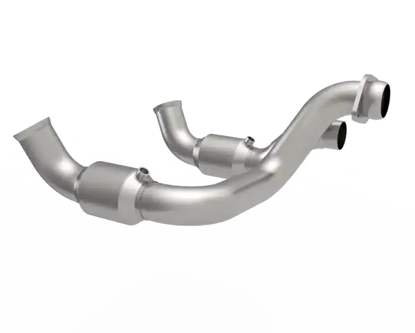 Kooks 20-22 Ford F250 7.3L V8 / Ford F350 7.3L V8 3in SS High Output Green Catted Connecting Pipes