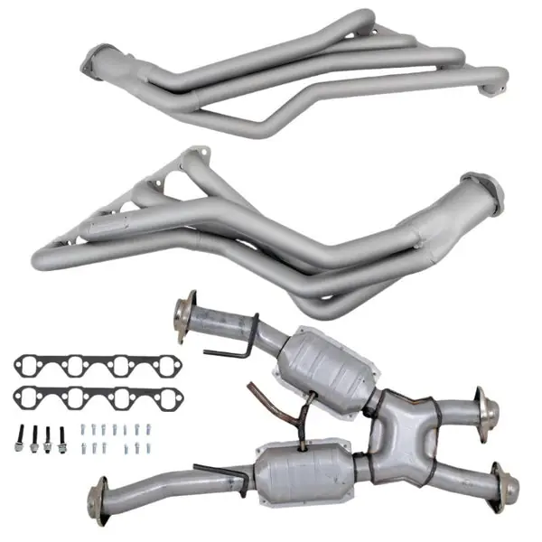 BBK 79-93 Ford Mustang 5.0L 1-5/8 Long Tube Headers w/High Flow Catted X-Pipe (Ti Ceramic)