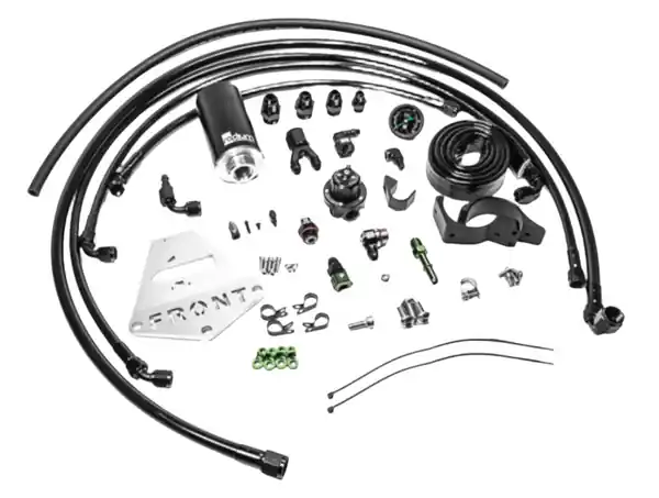 Radium Engineering 10-15 Chevy Camaro LS3/LS7/L99 Fuel Hanger Plumbing Kit - Stainless Filter